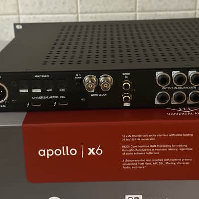 Black Lion XB Modified Universal Audio Apollo x6 Thunderbolt 3  Interface -w- Pro Tools Studio ilok USB-C  3 image 21