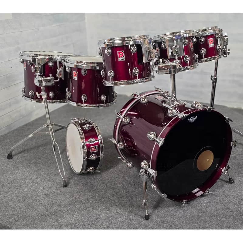 Used Premier Genista 7pc Drum Set - Very Good image 1
