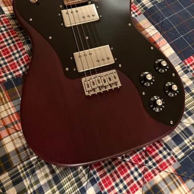 READ Fender Japan 2024 Mahogany Telecaster Deluxe Limited Edition CuNiFe image 1