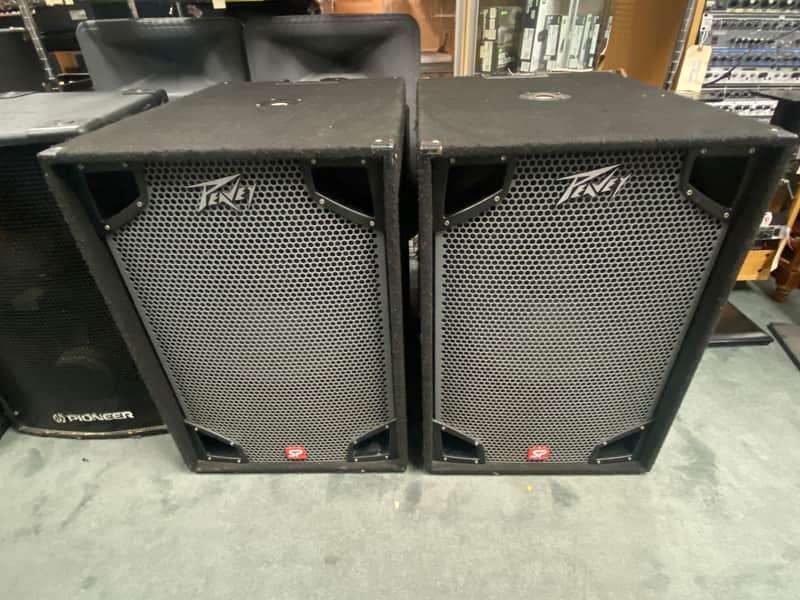 Peavey SP118 18-inch Passive Subwoofer Pair w/ Black Widow Speaker - Made in USA image 1