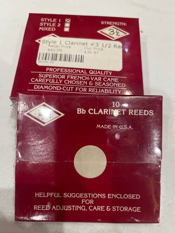Bay 10 #3.5 Clarinet Reeds Bb - Wood image 1