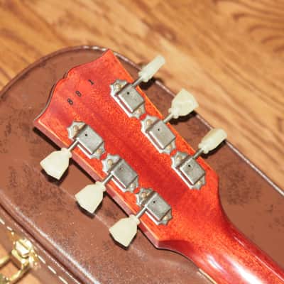 7.7 lbs! 2018 Gibson 1958 Les Paul Historic Reissue! R8 58 Dark Bourbon Fade Custom Shop TH Specs image 13