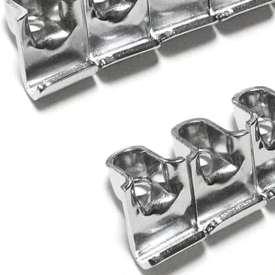 (6) Leedy Hoop Clips, Chrome Plated Brass / 1940s-50s image 6
