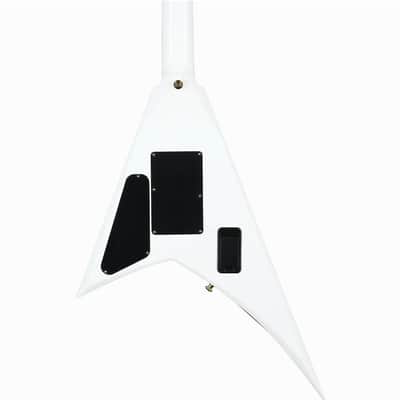 Jackson MJ Series Rhoads RR24MG - White with Black Pinstripes (FREE JACKSON HARDSHELL CASE!) image 7