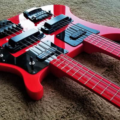 Rickenbacker 4003S Converted to 4085/8SPC Style Double Redneck Bass image 7