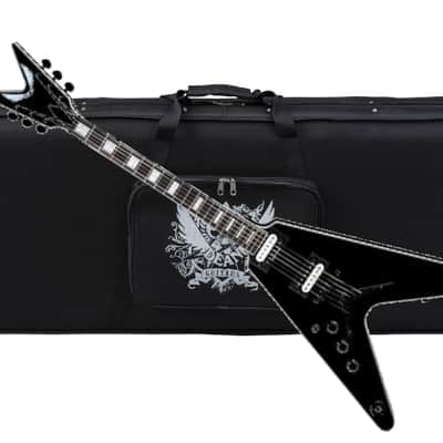 Dean V Select LEFTY electric guitar Classic Black LEFT-HANDED -NEW w/ Light Case image 1