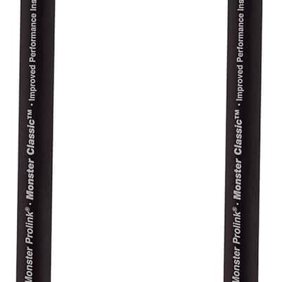 Monster Prolink Classic Instrument Guitar Cable - 6 ft Straight to Straight Instrument Cable. All Metal & Duraflex Outer Jacket. 90% Copper Braided Shield Monster Instrument Cable image 1
