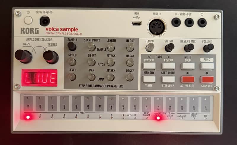 Korg Volca Sample 2 Digital Sample Sequencer image 1