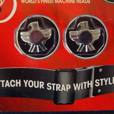 Grover GP620C Eagle Artist Strap Buttons (Set of 2) image 2