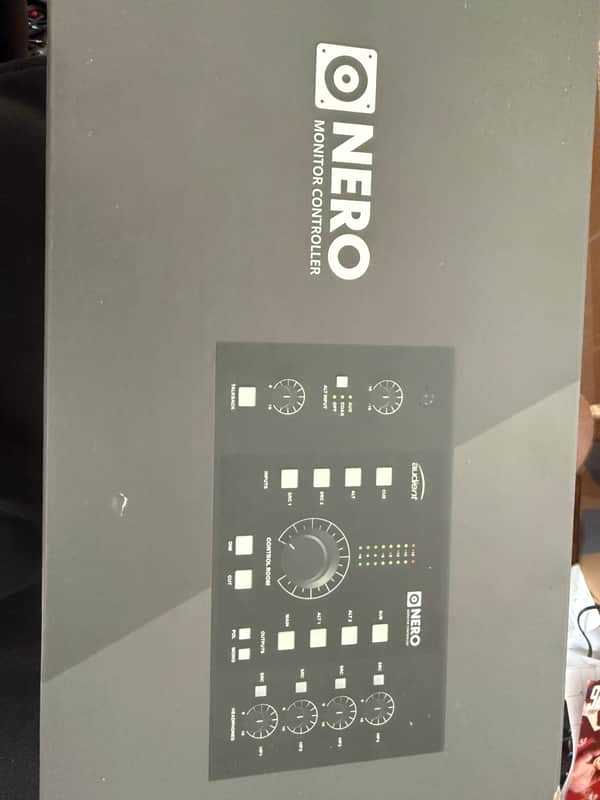 Audient Nero Desktop Monitor Controller 2019 - Black and Gray image 1