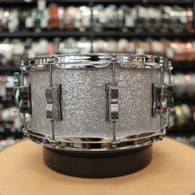 Ludwig Legacy Maple 6.5x14" Snare Drum (Silver Sparkle) image 7