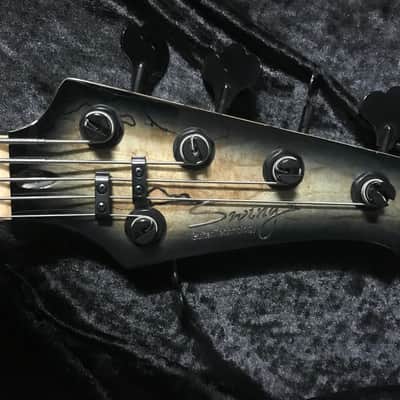 Swing Jazz 5 Strings Black Burst Electric Bass Guitar 2020 image 7