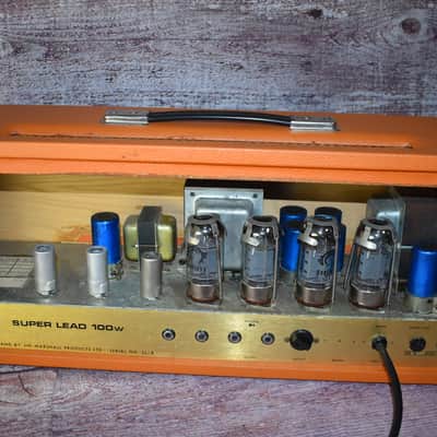 Marshall Super Lead 100w MKII 1974 - Orange Tolex image 6