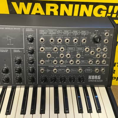 Korg MS-20 1970s - Black early filter restored image 3