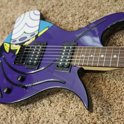 Video! 2002 Daisy Rock Mojo Jojo Electric Guitar Cartoon Network image 7