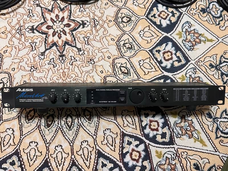 Alesis MicroVerb 4 2010s - Black image 1