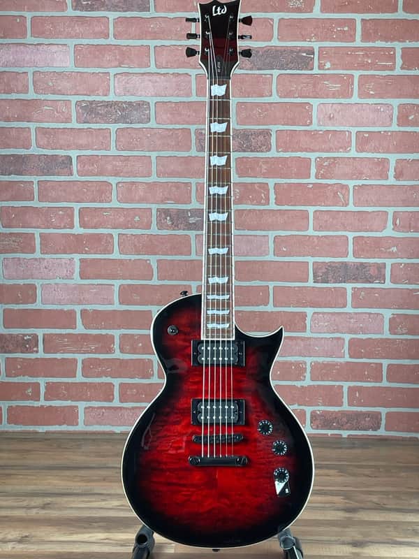 ESP LTD Eclipse EC-256QM Electric Guitar - See Thru Black Cherry Sunburst image 1