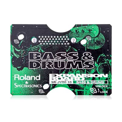 Roland Expansion Board SR-JV80-10 Bass & Drums Card for XV-3080 XV-5080 Fantom etc