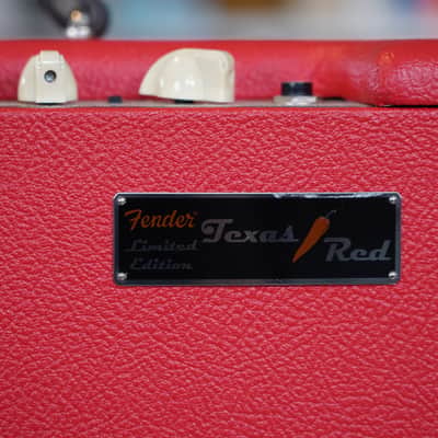 Fender Blues Junior Texas Red Tube Amplifier Vintage 30 image 4