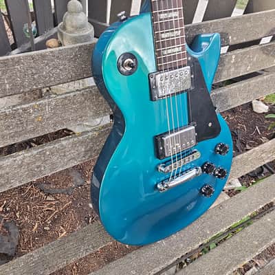 Gibson Les Paul Studio 2002 - Blue Teal Flip Flop image 6