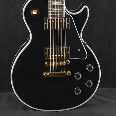 Gibson Custom Shop Les Paul Custom w/ Ebony Fingerboard Gloss Ebony image 1
