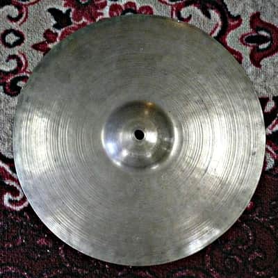Matched Pair Vintage 30's Zildjian Trans Stamp 14" Paper Thin Avedis Zildjian Hi Hat Cymbals - 746 / 752 Grams - PV Music Drum Shop Inspected and Tested - Play / Sound / Look Great image 3