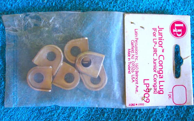 LP909 Junior Conga Tuning Lug Washers 6-Pack - Vintage NOS image 1