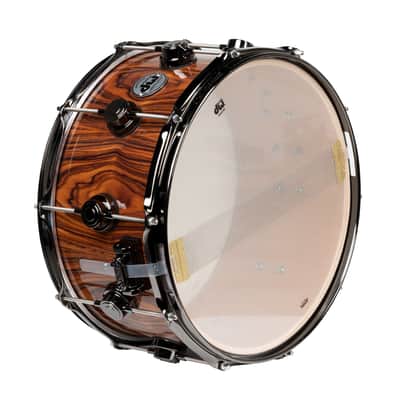 Drum Workshop Collectors Series 7x14 Snare Drum - Santos Rosewood image 2