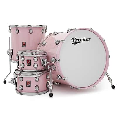 Premier Genista Maple Series 22" Four-Piece Shell Pack North American Maple Pink PGM22-4SPPIN image 3