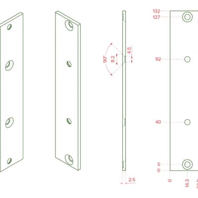 Tiptop Audio Z-Rails Bracket Pair (Silver) image 4