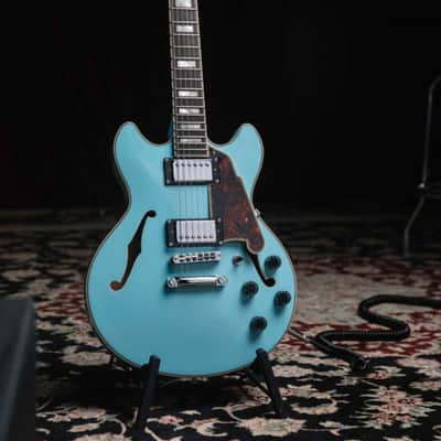 D'Angelico Premier Mini DC, Sky Blue Sky Blue image 1