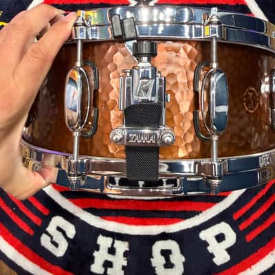 Rare Made in Japan Tama PC455HN  2005 - Hand-Hammered Copper 14"x5"-1/2 image 3