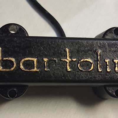 Bartolini 9JS-1 Bass 4-String J Bass 80s - Black image 1
