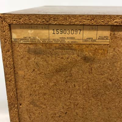 Philips AH-475 High Fidelity Laboratories Speaker Set - 1970's - Tested, Works image 6