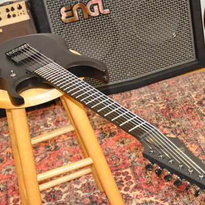 IBANEZ RGDRB71 BKF Black Flat / Iron Label Series / 7-String Baritone / RGDRB71-BKF / I251109407 image 3