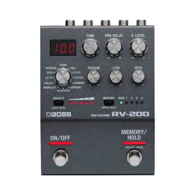 "NEW" Boss RV-200 Reverb Pedal Black, The Baldest Reverb In the Galaxy, Support Small Business & Buy It Here ! image 1