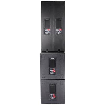 Blastking KXDIITP 2x Powered 18" Subs + 2x Active Speaker System 4000W Amplified image 2