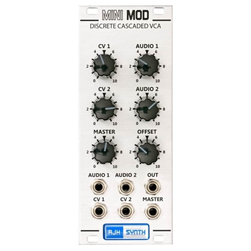 AJH Synth AJH Synth MiniMod VCA Eurorack Module (Silver) Silver