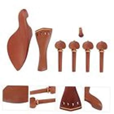 7pcs/set Violin Accessories An Fittings Fiddle Go-parts Violin Tailpiece Viol... image 4