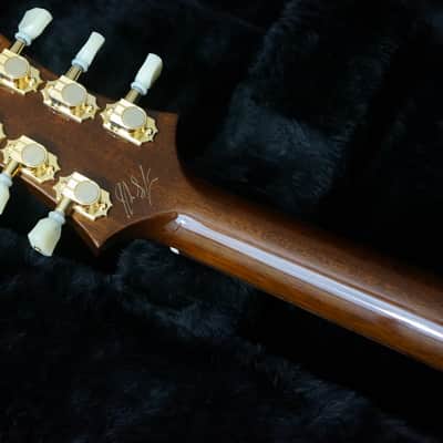 Knaggs Guitars Kenai Hollowbody in Hickory Burst with One-Piece Top image 12