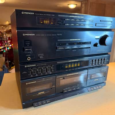Pioneer RX 721 Digital Synthesizer Stereo Dual Cassette Deck Receiver SERVICED image 3