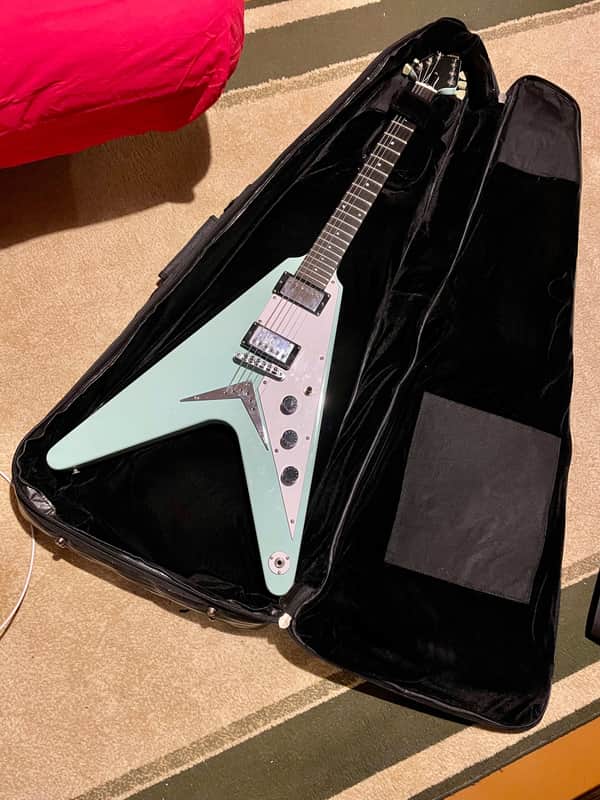 Gibson Flying V 1986 - Seafoam Green image 1