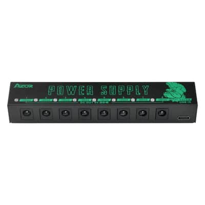 AZOR Effect Pedal Power Supply Mini Power Adapter 9V Output 8 Ways USB 5V Input image 3