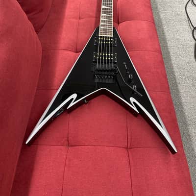 Jackson X Series Signature Phil Demmel Demmelition King V PDX-2 - 2015 - Black with Silver Bevels w/ Bare Knuckle Pickups and Bag image 6