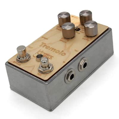 NEW KJams Tremolo! - Tap Tempo Harmonic Tremolo with Tap and Expression inputs from KLEIN JAMS. Wood Top! image 2