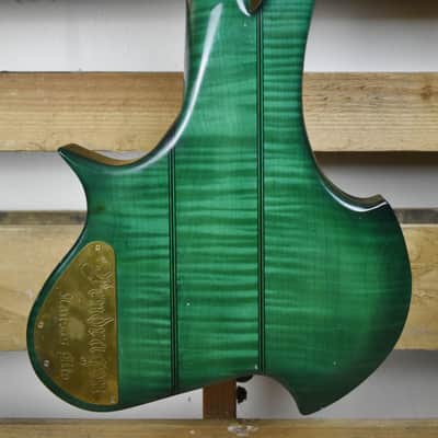 2001 Pendragon Banshee Green With Bartolini Pickups Free Shipping image 2