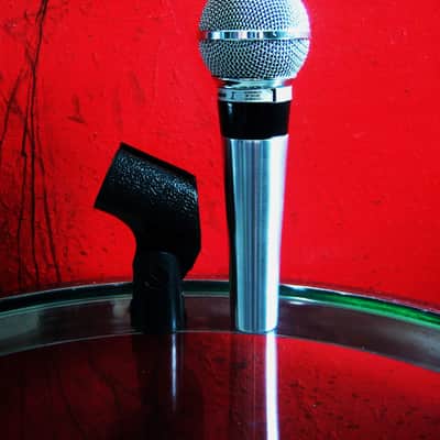 Vintage 1980's Shure 565SD Switchable Cardioid Dynamic Microphone Low Z w accessories 565 565D 566 image 11