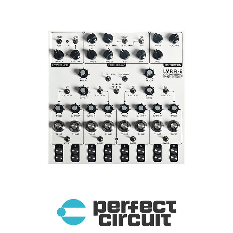 SOMA Laboratory Lyra-8 Organismic Drone Synthesizer (White) image 1