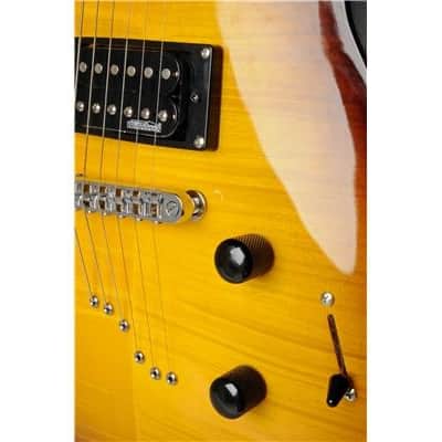 Eko AQUA Standard Electric Guitar - Honey Burst image 3