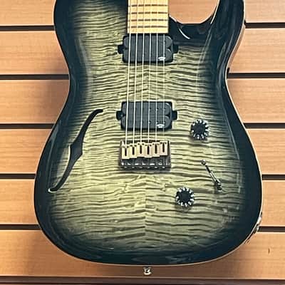 Chapman ML3 Pro Modern Semi-Hollow in Obsidian Burst w/OHSC image 2